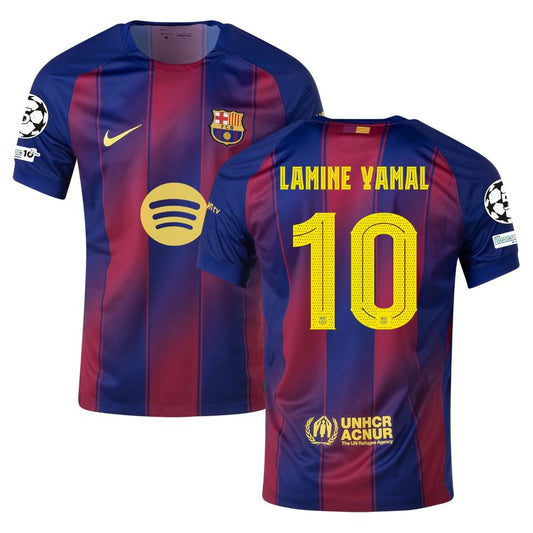 Maillot Lamine Yamal FC Barcelone 25/26 - Maillot Yamal Barça 2025 2026 - Adulte