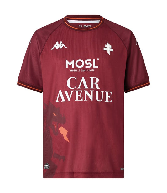 Maillot FC Metz Domicile 25/26 - Maillot Metz Domicile 2025 2026 - Adulte