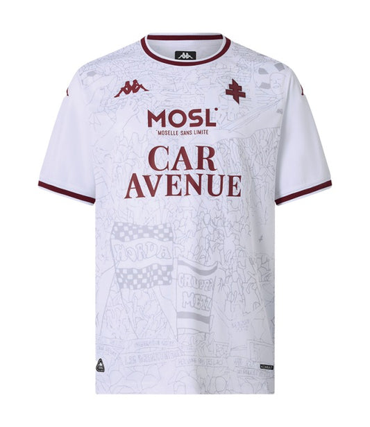 Maillot FC Metz Extérieur 25/26 - Maillot Metz Extérieur 2025 2026 - Adulte